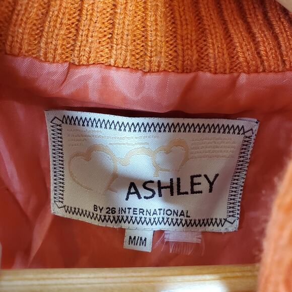 Ashley by 26 International orange fitted cargo vest Size Medium - Picture 5 of 9